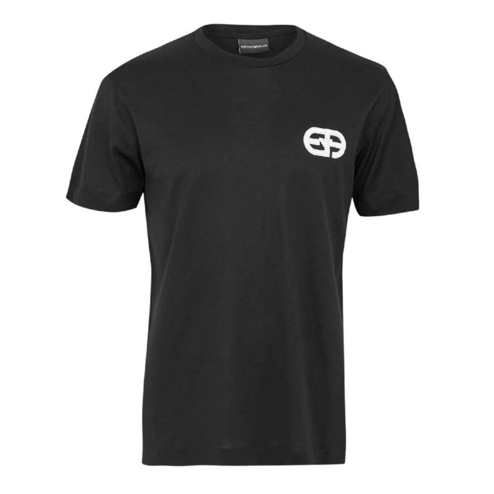 Emporio Armani EA7 Mens Eagle Regular T-Shirt / Black Beauty